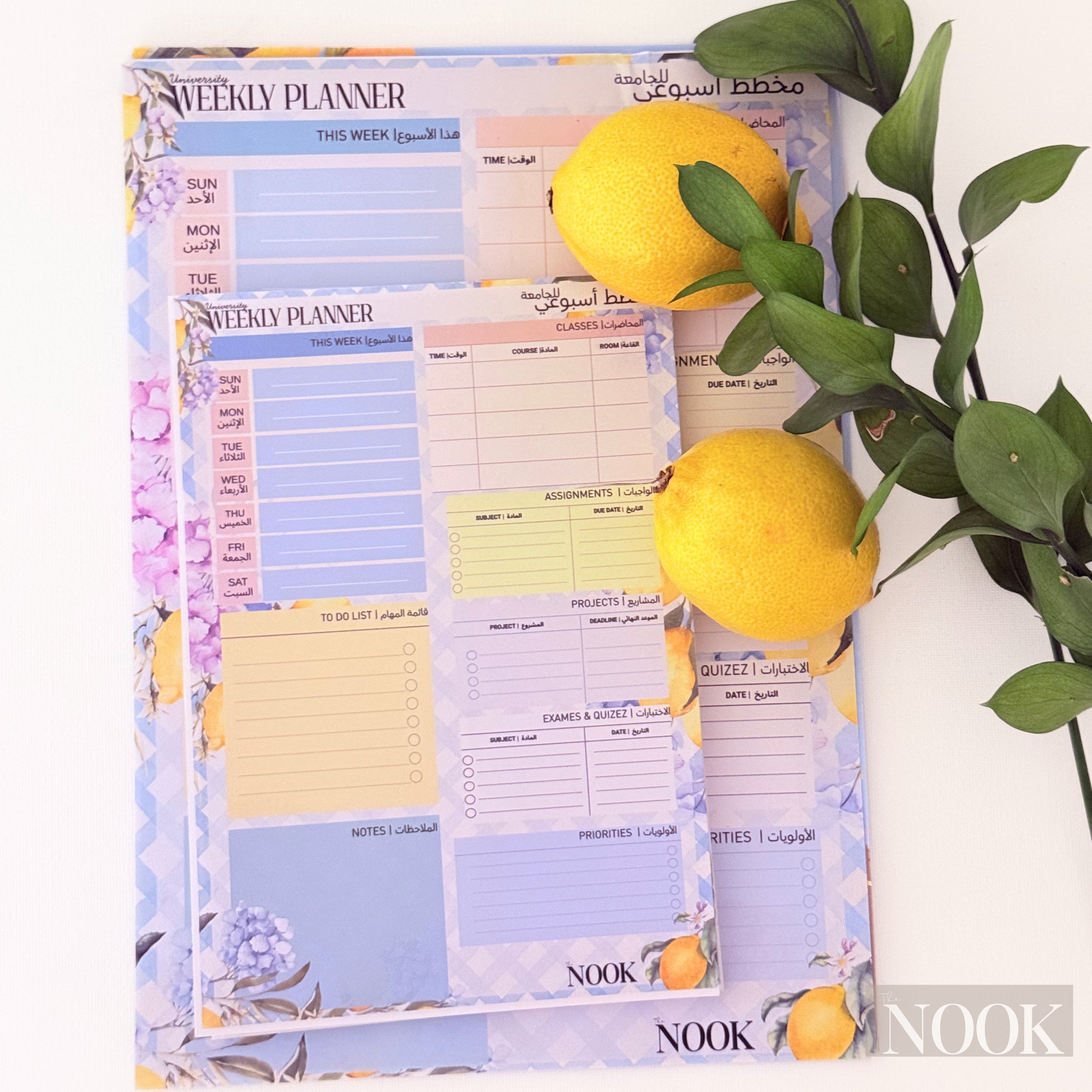 مخطط أسبوعي للجامعة | University Weekly Planner