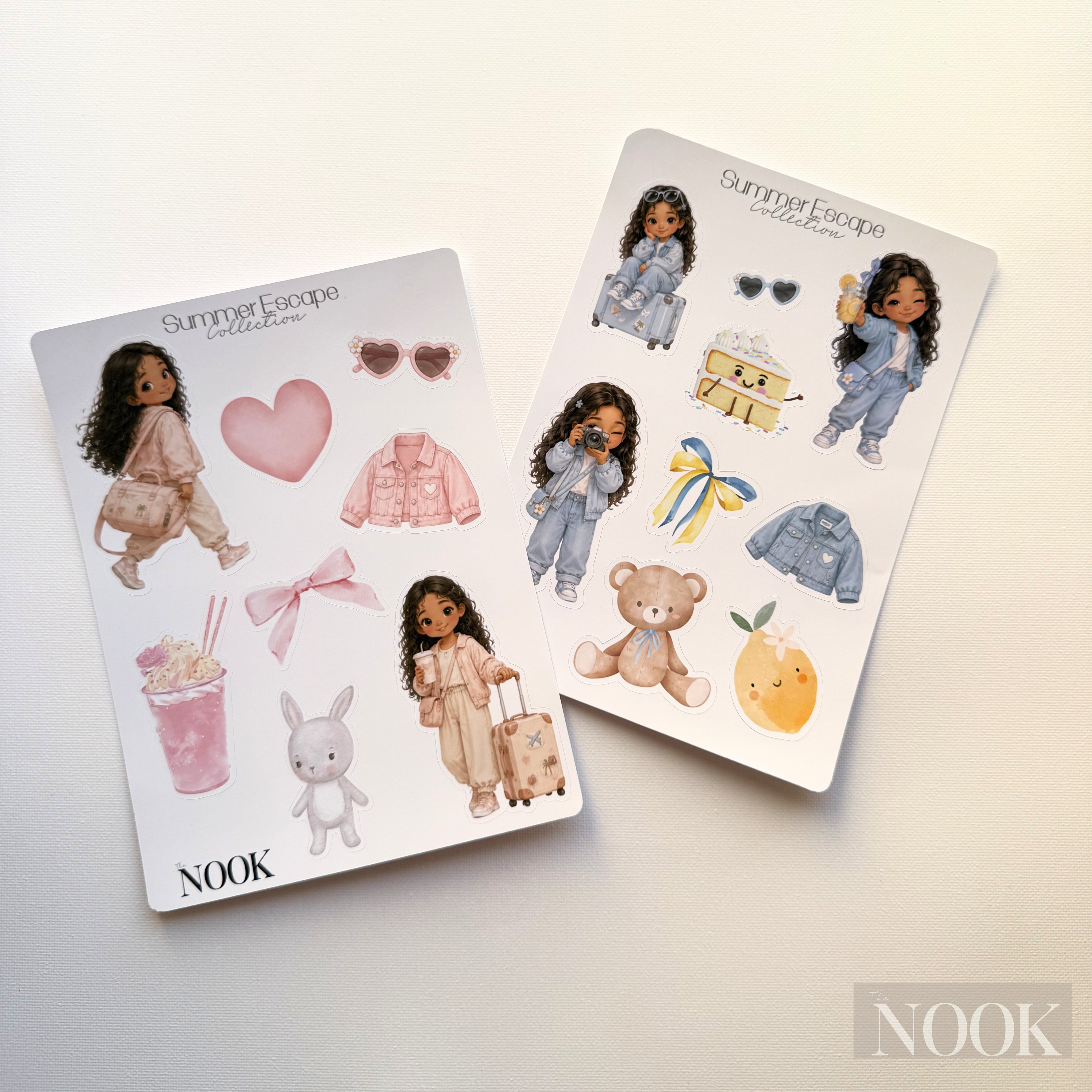 Summer Escape Kids Sticker Sheet